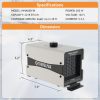 Boat Engine Compartment Heater Built-in Thermostat, 650W Boat Cabin Heater with Safe PTC Element and Waterproof Fan HMA650 White - Image 2
