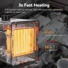 Boat Engine Compartment Heater Built-in Thermostat, 650W Boat Cabin Heater with Safe PTC Element and Waterproof Fan HMA650 White - Image 4