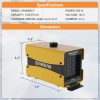 Boat Engine Compartment Heater with Thermostat, 500W Boat Cabin Heater with Safe PTC Element and Waterproof Fan HMA650 Yellow - Image 3