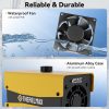 Boat Engine Compartment Heater with Thermostat, 500W Boat Cabin Heater with Safe PTC Element and Waterproof Fan HMA650 Yellow - Image 7